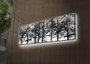 Wallity Lienzo Decorativo Iluminado con LED 30x90 cm Multicolor
